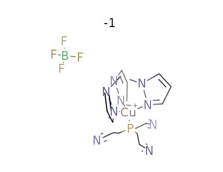 [Cu{tris(pyrazol-1-yl)methane}(tris(2-cyanoethyl)phosphine)][BF4]