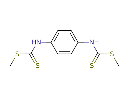 Molecular Structure of 19972-69-1 (dimethyl benzene-1,4-diylbis(dithiocarbamate))