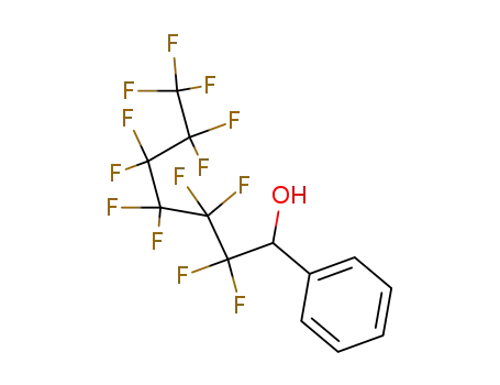 Molecular Structure of 57242-02-1 (Benzenemethanol, a-(tridecafluorohexyl)-)