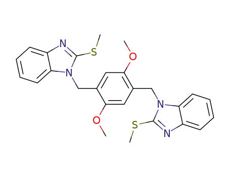 1,4-bis(2-methylmercaptobenzimidazol-1-ylmethyl)-2,5-dimethoxybenzene
