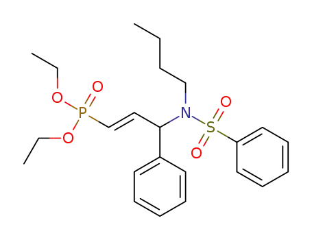 (E)-diethyl [3-(N-butylphenylsulfonamido)-3-phenylprop-1-enyl]phosphonate