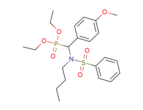 (±)-diethyl (N-butylphenylsulfonamido)(4-methoxyphenyl)methylphosphonate