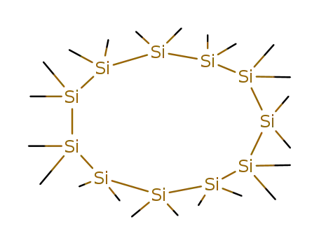 Molecular Structure of 72059-94-0 (Cycloundecasilane, docosamethyl-)