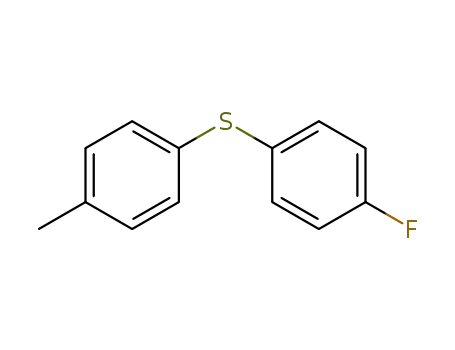 Molecular Structure of 42917-47-5 (Benzene, 1-fluoro-4-[(4-methylphenyl)thio]-)