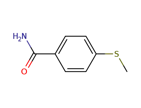 Molecular Structure of 90005-49-5 (4-(methylsulfanyl)benzamide)