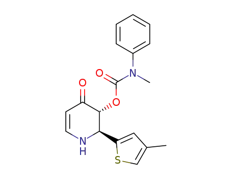 (2SS,3RS)-2-(4-methylthiophen-2-yl)-4-oxo-1,2,3,4-tetrahydropyridin-3-yl methyl(phenyl)carbamate