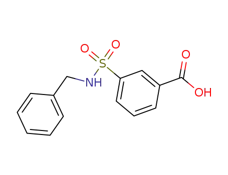 Benzoic acid,3-[[(phenylmethyl)amino]sulfonyl]-