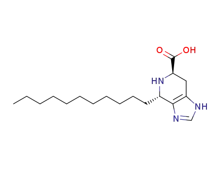 (4S,6R)-4-undecyl-4,5,6,7-tetrahydro-1H-imidazo-[4,5-c]pyridine-6-carboxylic acid