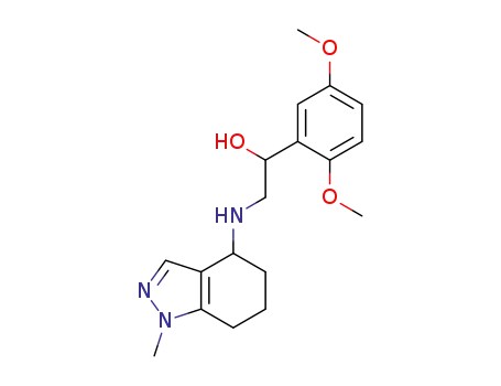 1-(2,5-dimethoxyphenyl)-2-(1-methyl-4,5,6,7-tetrahydro-1H-indazol-4-ylamino)ethanol