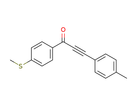 1-(4-(methylthio)phenyl)-3-(p-tolyl)prop-2-yn-1-one