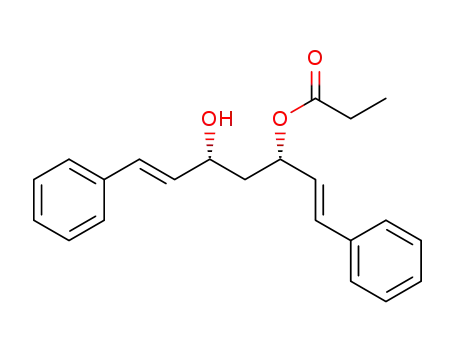 (1E,3S,5SR,6E)-5-hydroxy-1,7-diphenylhepta-1,6-dien-3-yl propionate