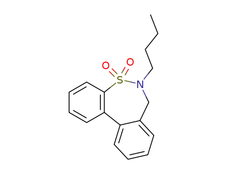 6-butyl-6,7-dihydrodibenzo[d,f][1,2]thiazepine 5,5-dioxide