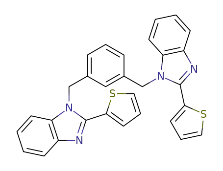 1,3-bis((2-(thiophen-2-yl)benzimidazol-1-yl)methyl)benzene