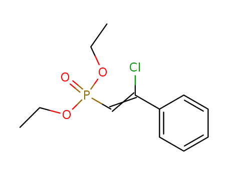 Phosphonic acid,(2-chloro-2-phenylethenyl)-, diethyl ester (9CI) cas  1475-83-8
