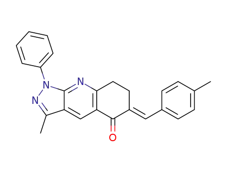 (E)-3-methyl-6-(4-methylbenzylidene)-1-phenyl-1,6,7,8-tetrahydro-5H-pyrazolo[3,4-b]quinolin-5-one