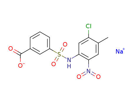 sodium 3-(N-(5-chloro-4-methyl-2-nitrophenyl)sulfamoyl)benzoate