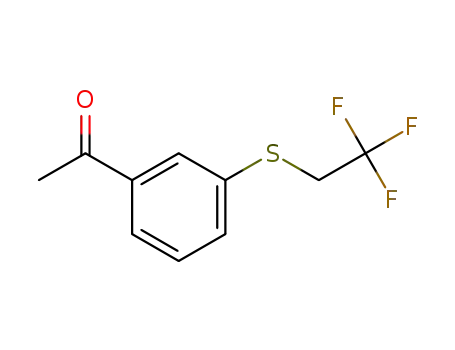 1-(3-((2,2,2-trifluoroethyl)thio)phenyl)ethanone