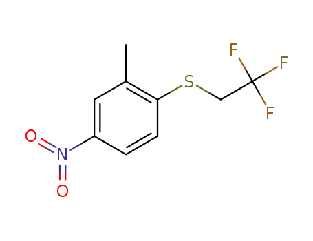 (2-methyl-4-nitrophenyl)(2,2,2-trifluoroethyl)sulfane