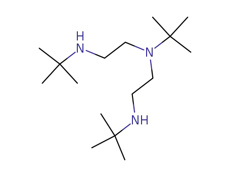 Molecular Structure of 24426-18-4 (1,2-Ethanediamine,
N,N'-bis(1,1-dimethylethyl)-N-[2-[(1,1-dimethylethyl)amino]ethyl]-)