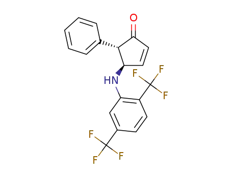 (4R,5S)-4-((2,5-bis(trifluoromethyl)phenyl)amino)-5-phenylcyclopent-2-enone