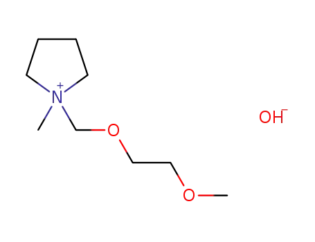 N-(2-methoxyethoxy)methyl-N-methylpyrrolidinium hydroxide