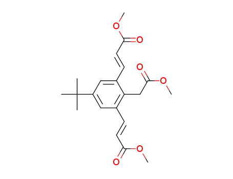 (2E,2'E)-dimethyl 3,3'-(5-(tert-butyl)-2-(2-methoxy-2-oxoethyl)-1,3-phenylene)diacrylate