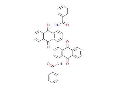 Molecular Structure of 94117-83-6 (N,N'-[[(9,9',10,10'-Tetrahydro-9,9',10,10'-tetraoxo[1,1'-bianthracene])]-4,4'-diyl]bisbenzamide)
