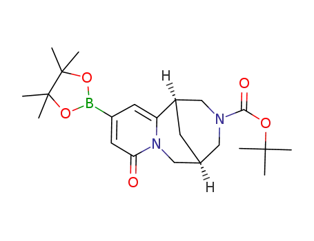 tert-butyl (1R,5R)-8-oxo-10-(4,4,5,5-tetramethyl-1,3,2-dioxaborolan-2-yl)-1,5,6,8-tetrahydro-2H-1,5-methanopyrido[1,2-a][1,5]diazocine-3(4H)-carboxylate