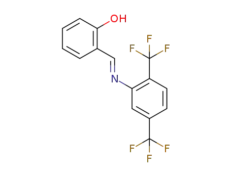 (E)-2-(((2,5-bis(trifluoromethyl)phenyl)imino)methyl)phenol
