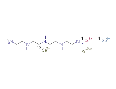 [Ce4(tetraethylenepentamine)4(μ-GeSe4)(μ-GeSe5)(μ-Ge2Se6)]