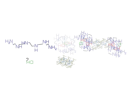 C32H96Cl2Ge2N20O4Se6Y4(2+)*C16H48Cl2N10O2Y2(2+)*Ge2Se6(4-)*2ClH*C10H28N6