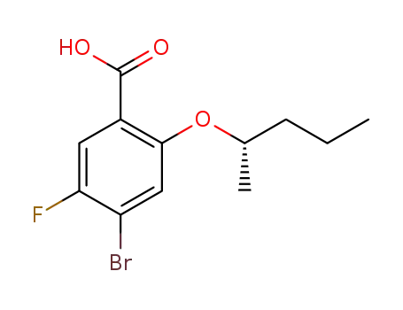 4-bromo-5-fluoro-2-[(2S)-pentan-2-yloxy]benzoic acid