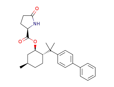 (1R,2S,5R)-2-(2-([1,1'-biphenyl]-4-yl)propan-2-yl)-5-methylcyclohexyl (R)-5-oxopyrrolidine-2-carboxylate