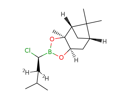 (S)-1-chloro-2,2-d2-3-methylbutylboronic acid-(+)-pinanediol ester