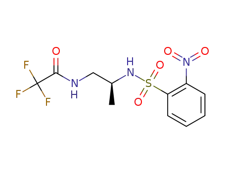 (S)-2,2,2-trifluoro-N-{2-[(2-nitrophenyl)sulfonamido]propyl}acetamide