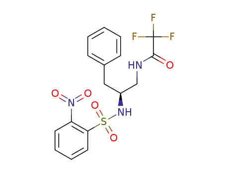 (S)-2,2,2-trifluoro-N-{2-[(2-nitrophenyl)sulfonamido]-3-phenylpropyl}acetamide