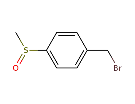 Molecular Structure of 51927-46-9 (Benzene, 1-(bromomethyl)-4-(methylsulfinyl)-)