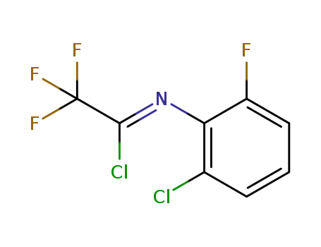 (Z)-N-(2-chloro-6-fluorophenyl)-2,2,2-trifluoroacetimidoyl chloride