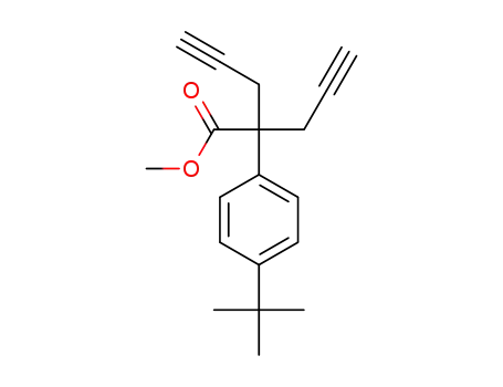 methyl 2-(4-(tert-butyl)phenyl)-2-(prop-2-yn-1-yl)pent-4-ynoate