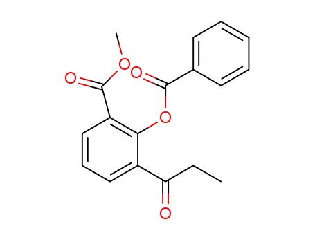 methyl 2-benzoyloxy-3-propionylbenzoate