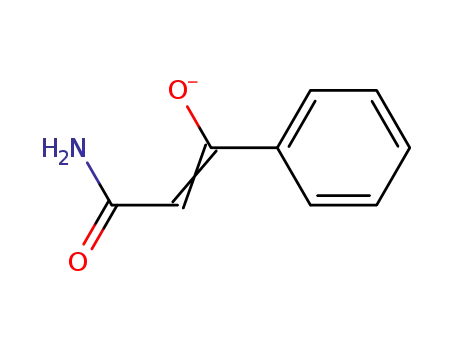 (Z)-2-Carbamoyl-1-phenyl-ethenol anion