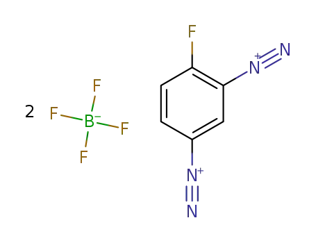 C6H3FN4(2+)*2BF4(1-)