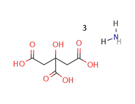 1,2,3-Propanetricarboxylicacid, 2-hydroxy-, ammonium salt (1:3)