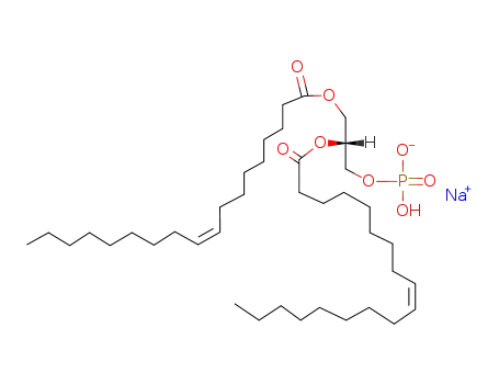 Molecular Structure of 108392-02-5 (1,2-DI[CIS-9-OCTADECENOYL]-SN-GLYCERO-3-PHOSPHATE SODIUM SALT)