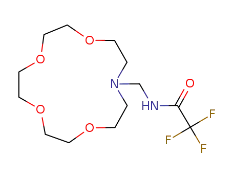 2,2,2-Trifluoro-N-(1,4,7,10-tetraoxa-13-aza-cyclopentadec-13-ylmethyl)-acetamide