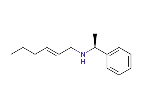 (S)-N-(1-Phenyleth-1-yl)-N-<(E)-hex-2-en-1-yl>-amine