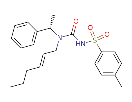 (S)-N-(1-Phenyleth-1-yl)-N-<(E)-hex-2-en-1-yl>-N'-tosylurea