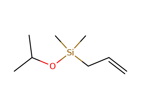 Molecular Structure of 98582-95-7 (Silane, dimethyl(1-methylethoxy)-2-propenyl-)