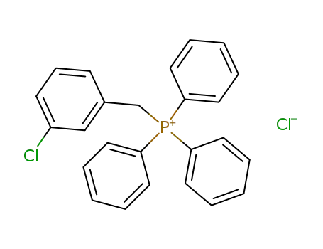 Molecular Structure of 32597-92-5 ((3-Chlorobenzyl)triphenylphosphoniuM chloride)