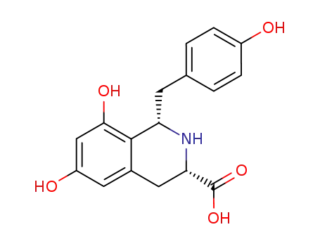 (1S,3S)-6,8-Dihydroxy-1-(4-hydroxy-benzyl)-1,2,3,4-tetrahydro-isoquinoline-3-carboxylic acid